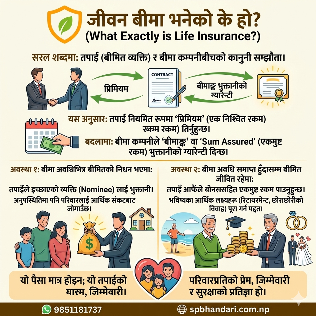 an image showing what exactly life insurance is