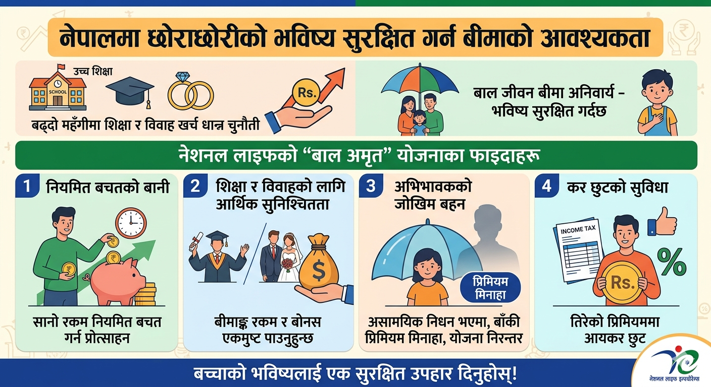 national life insuracne bal amrit beema described